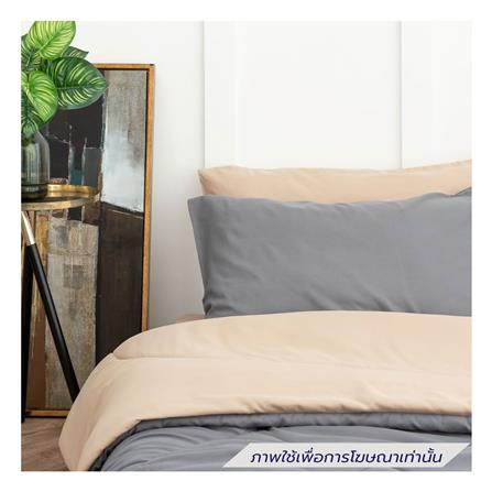 ชุดผ้าปูที่นอน 5 ฟุต (ชุด 6 ชิ้น) SANTA BEDDING สี BROWN/GREY_3