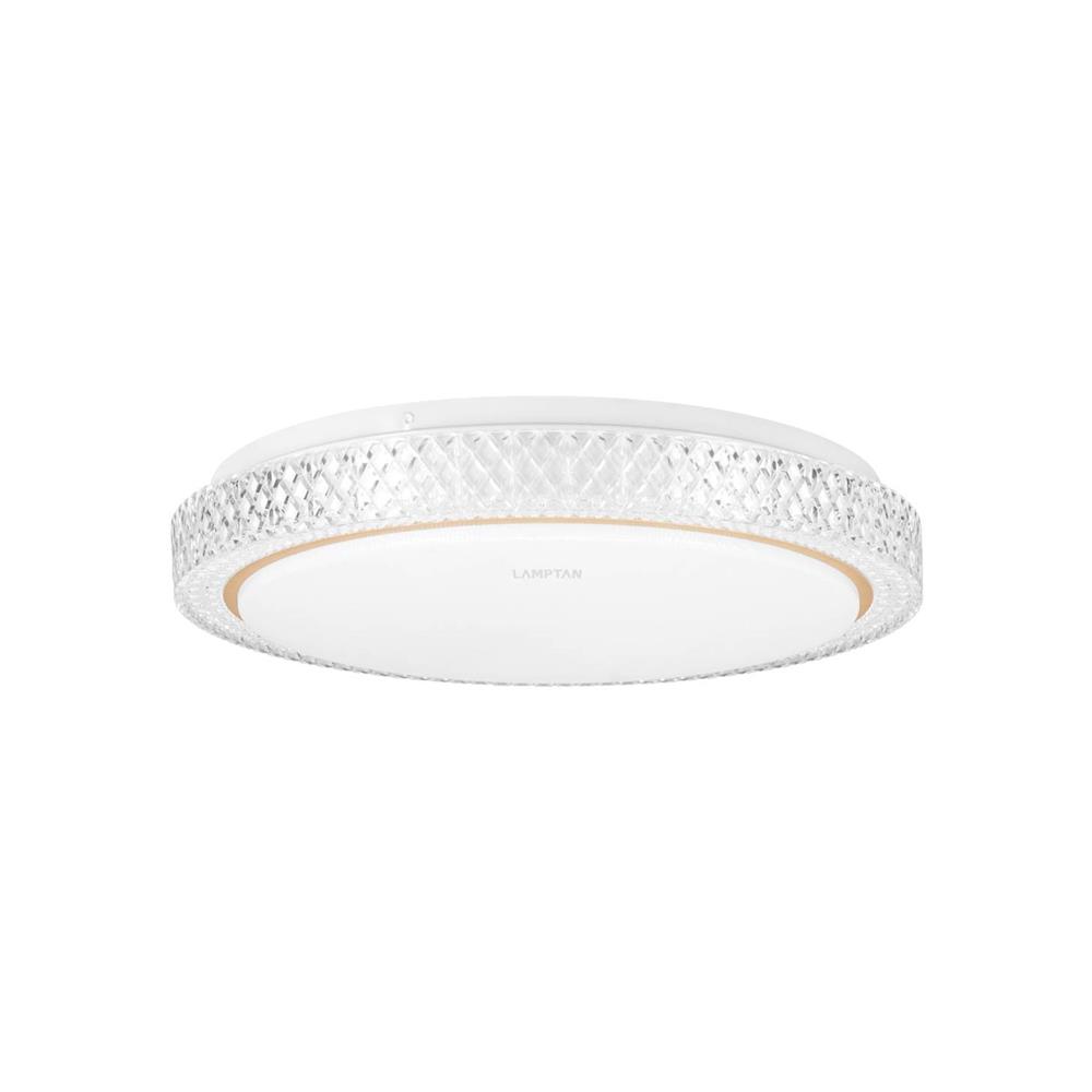 ไฟเพดาน LED LAMPTAN CRYSTAL GOLD 50 วัตต์ DAYLIGHT/COOL WHITE/WARM WHITE 19 นิ้ว