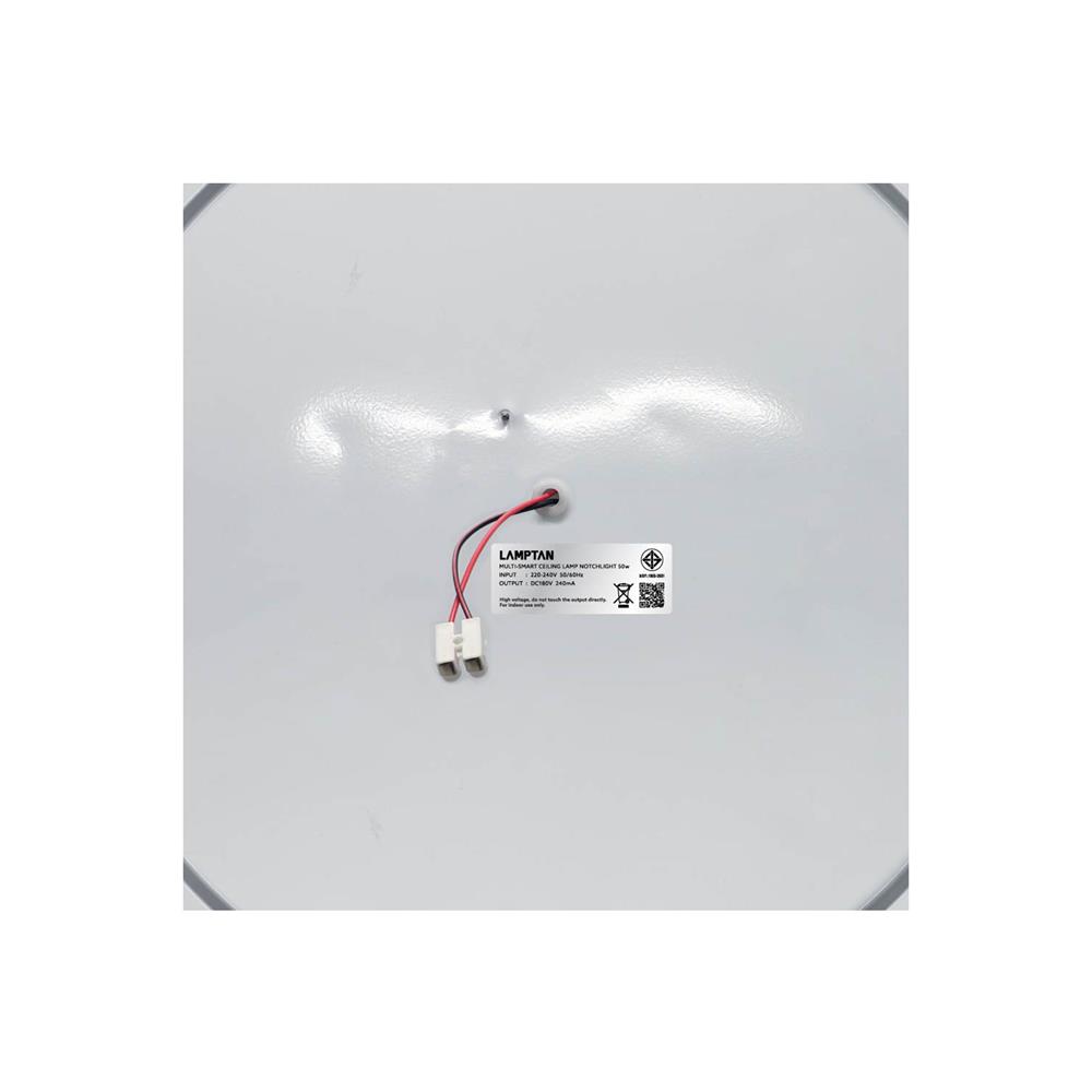 ไฟเพดาน LED LAMPTAN NOTCHLIGHT 50 วัตต์ DAYLIGHT/COOL WHITE/WARM WHITE 19 นิ้ว