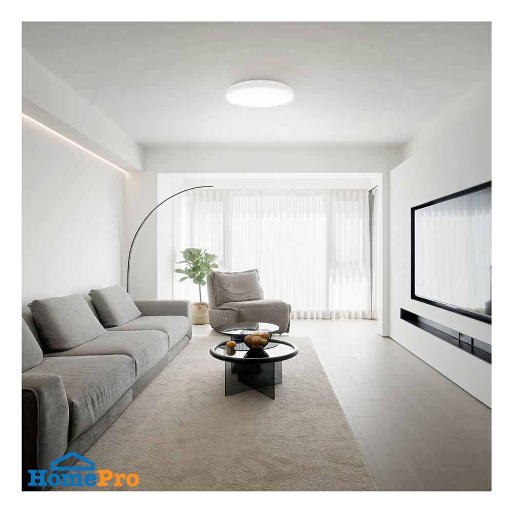 ไฟเพดาน LED LAMPTAN NOTCHLIGHT 50 วัตต์ DAYLIGHT/COOL WHITE/WARM WHITE 19 นิ้ว
