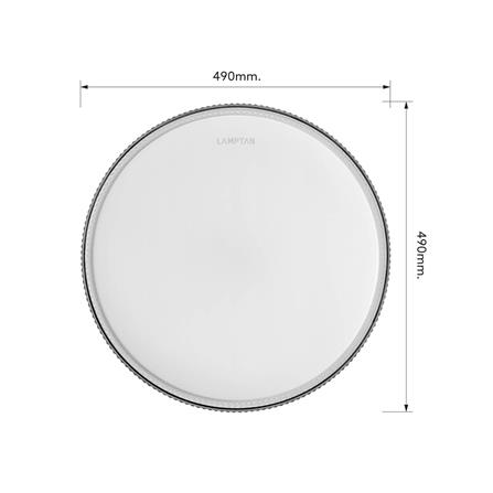 ไฟเพดาน LED LAMPTAN NOTCHLIGHT 50 วัตต์ DAYLIGHT/COOL WHITE/WARM WHITE 19 นิ้ว_7