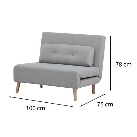 โซฟาเดย์เบด FURDINI SCANDI 100 ซม. สีเทา_6