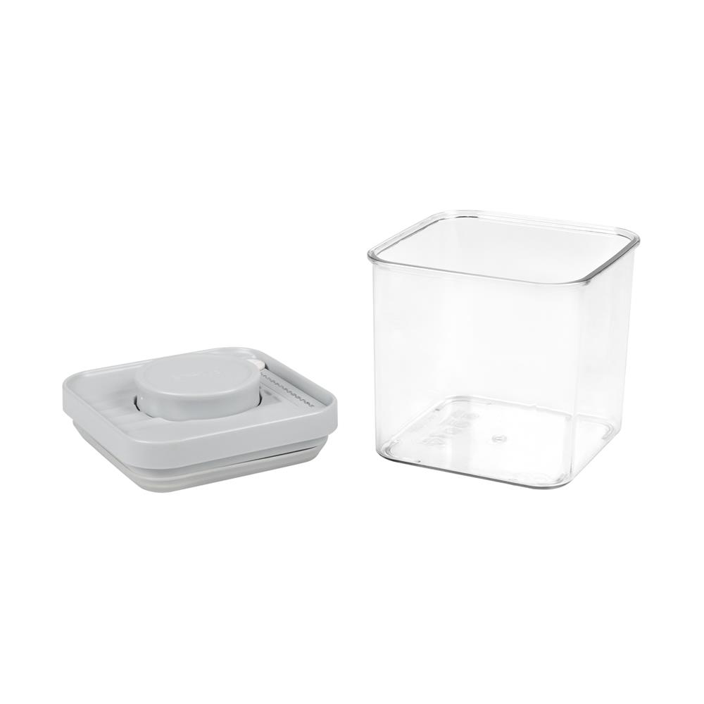 ขวดโหล PET ฝาสุญญากาศ KECH BILO 550 มล. สีเทา/ใส