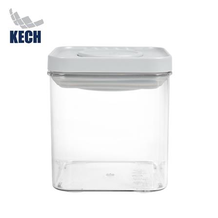 ขวดโหล PET ฝาสุญญากาศ KECH BILO 550 มล. สีเทา/ใส_0