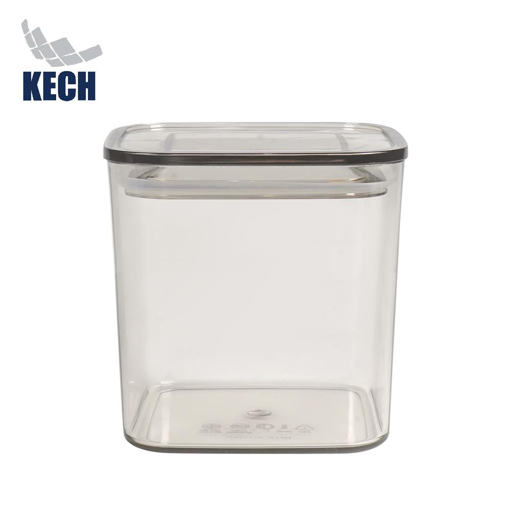 ขวดโหล PET ฝาดึง KECH RUSHY 600 มล. สีน้ำตาลอ่อน