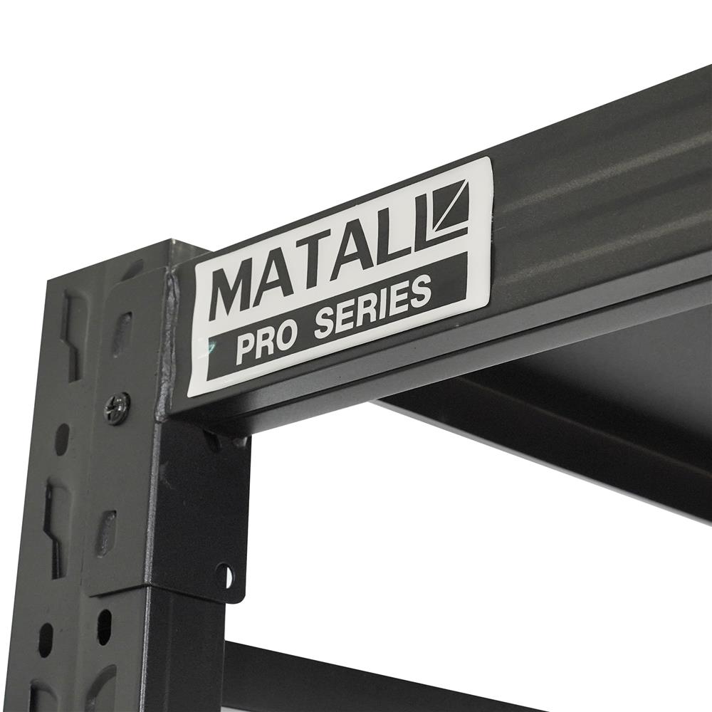 ชั้นเหล็ก 4 ชั้น MATALL PRO 200x200x60 ซม. สีดำ