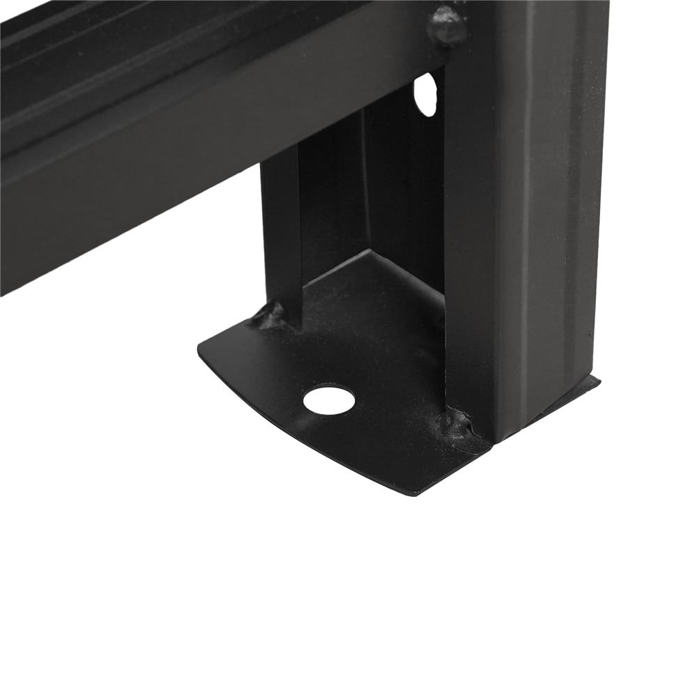 ชั้นเหล็ก 4 ชั้น MATALL PRO 200x200x60 ซม. สีดำ