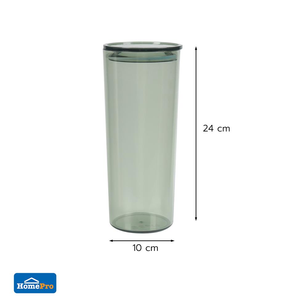 ขวดโหล PET ฝาดึง KECH RUSHY 1300 มล. สีเขียว/ใส