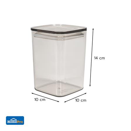 ขวดโหล PET ฝาดึง KECH RUSHY 900 มล. สีน้ำตาลอ่อน_4