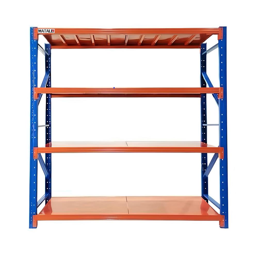 ชั้นเหล็ก 4 ชั้น MATALL PRO 200x200x60 ซม. สีส้ม/น้ำเงิน