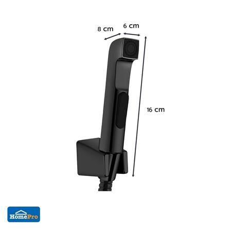 สายฉีดชำระครบชุด MOYA PLUS AA36CBB สีดำ_4