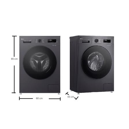 เครื่องซักอบผ้าฝาหน้า LG FB1209D5M 9/5 กก. 1200RPM อินเวอร์เตอร์ สีดำ_6