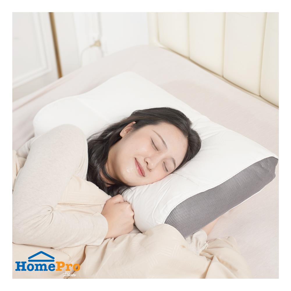 หมอนสุขภาพ ใยสังเคราะห์ HOME LIVING STYLE CONTOUR 40x60x12 ซม.