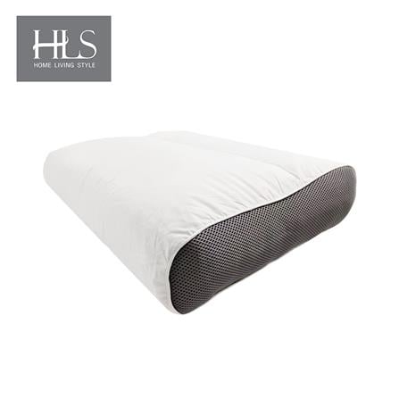 หมอนสุขภาพ ใยสังเคราะห์ HOME LIVING STYLE CONTOUR 40x60x12 ซม._0