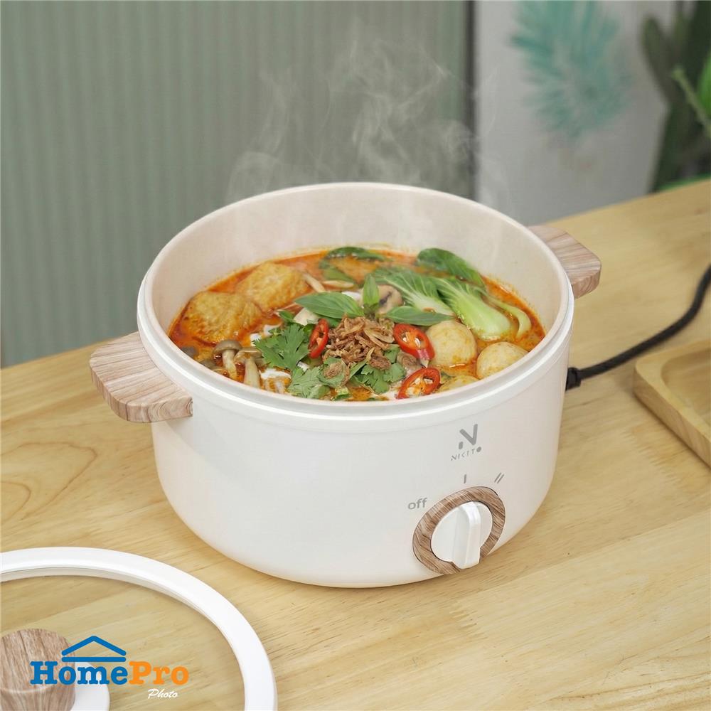 หม้ออเนกประสงค์ NIKITO NK-ETP01 สีขาว 1.5 ลิตร