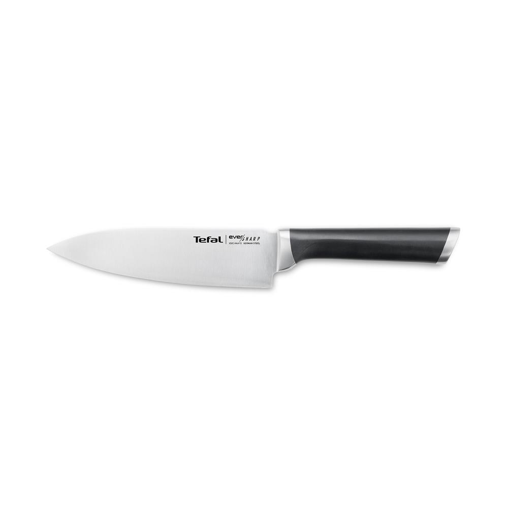 มีดเชฟ 16.5 ซม. พร้อมที่ลับมีดในตัว TEFAL EVERSHARP K2569004