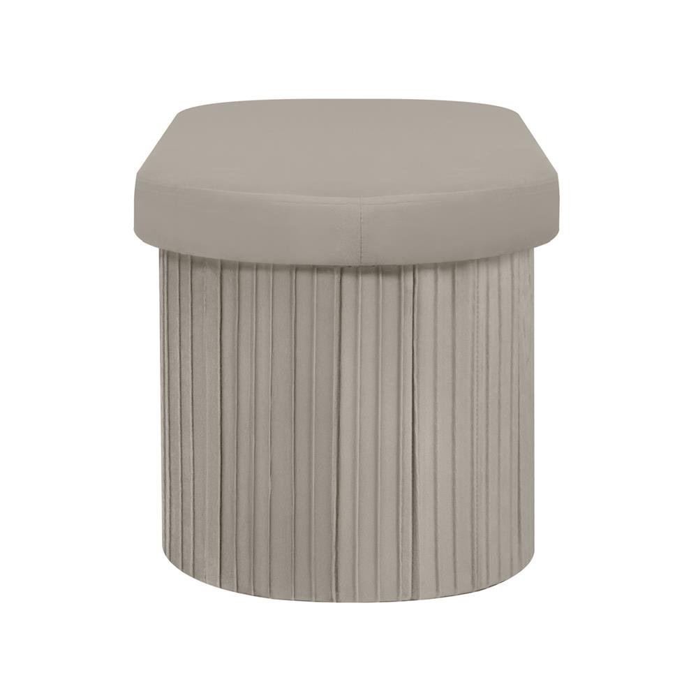 สตูล 2 ที่นั่ง FURDINI PLEATOVAL สีน้ำตาลอ่อน