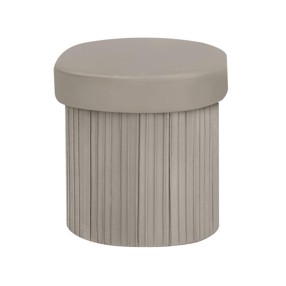 สตูล FURDINI PLEATOVAL สีน้ำตาลอ่อน