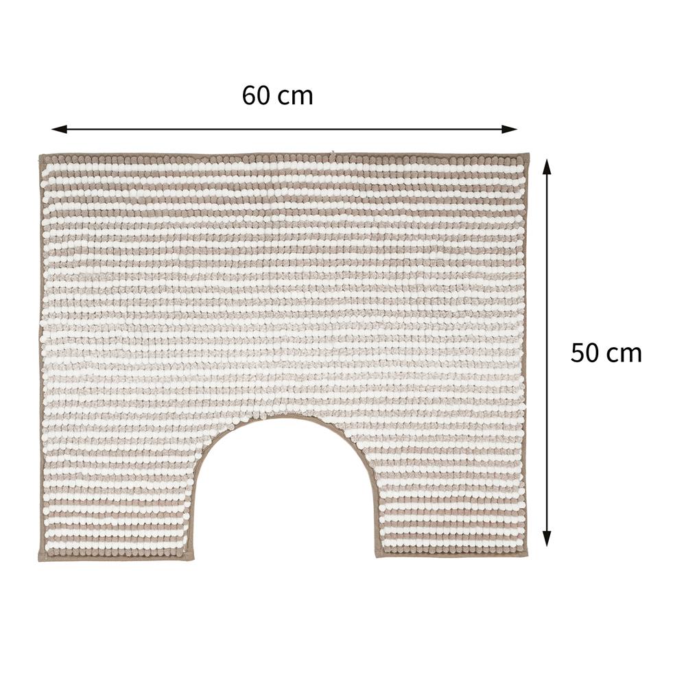 พรมห้องน้ำ HOME LIVING STYLE SERENE 50X60 ซม. สีน้ำตาล