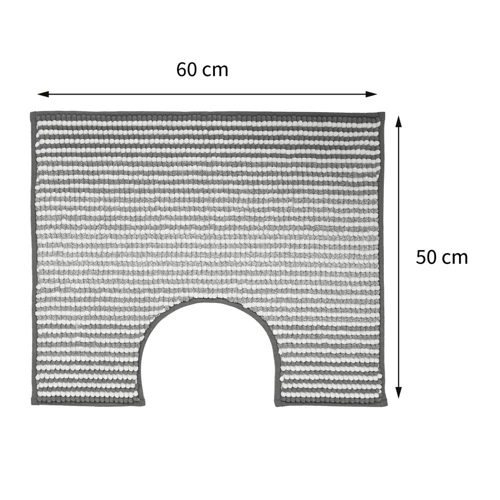 พรมห้องน้ำ HOME LIVING STYLE SERENE 50X60 ซม. สีเทา