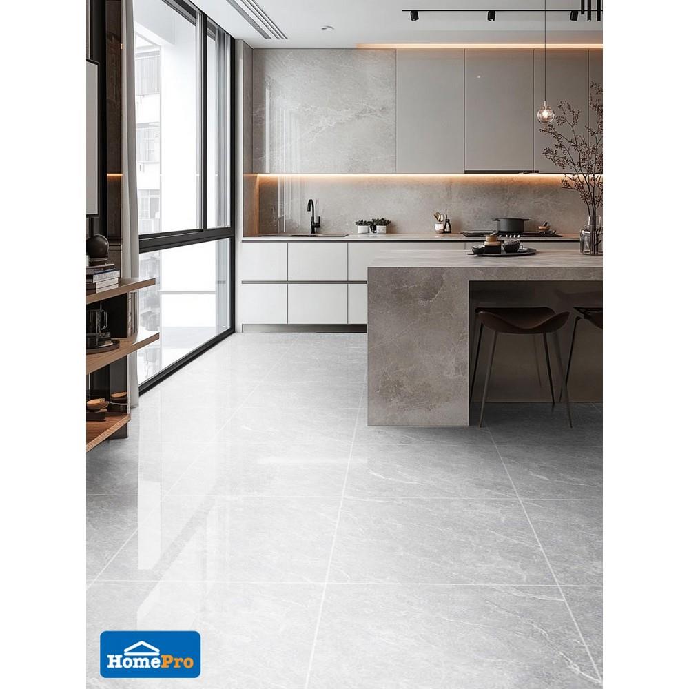 กระเบื้องพื้น 60x60 ซม. COTTO เวโรน่า ขาว (POL) PM 1.44 ตร.ม.