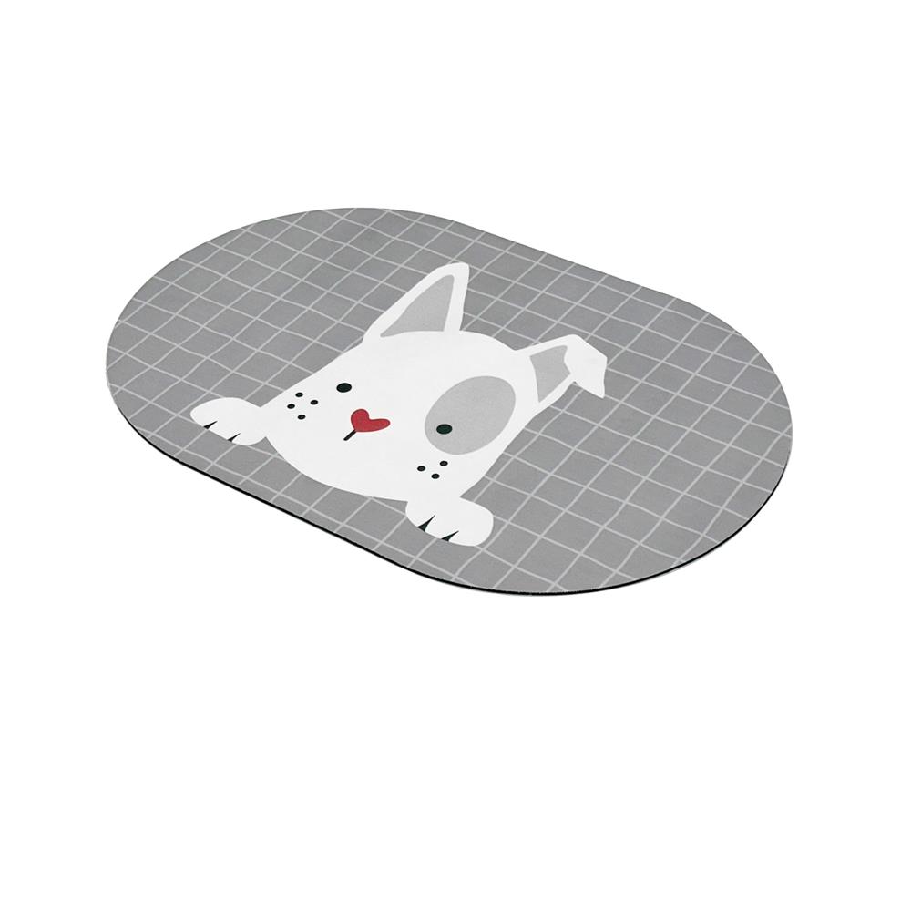 พรมพียู HOME LIVING STYLE BUDDY 45x70 ซม. สีเทา
