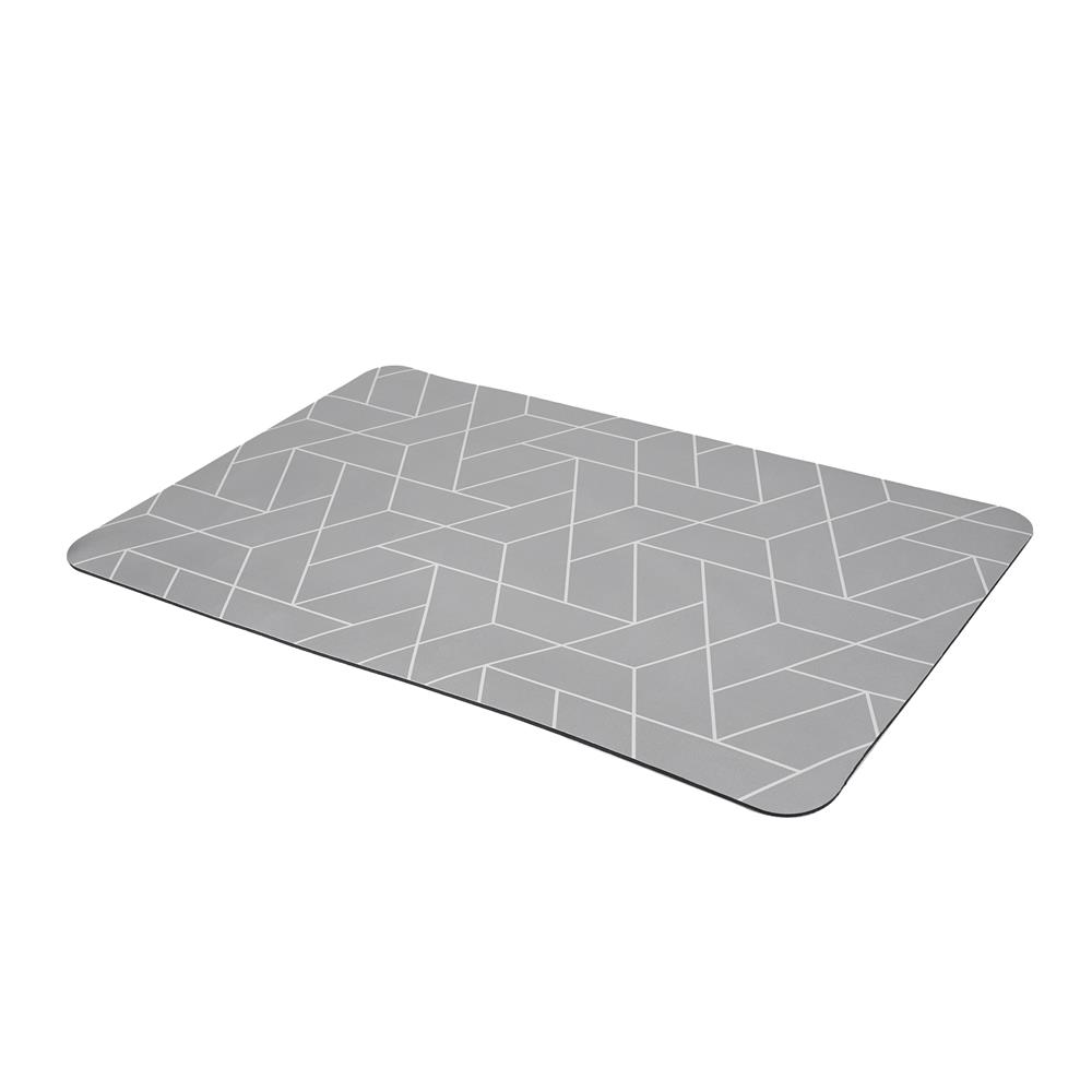 พรมพียู HOME LIVING STYLE LUCA 45x70 ซม. สีเทา