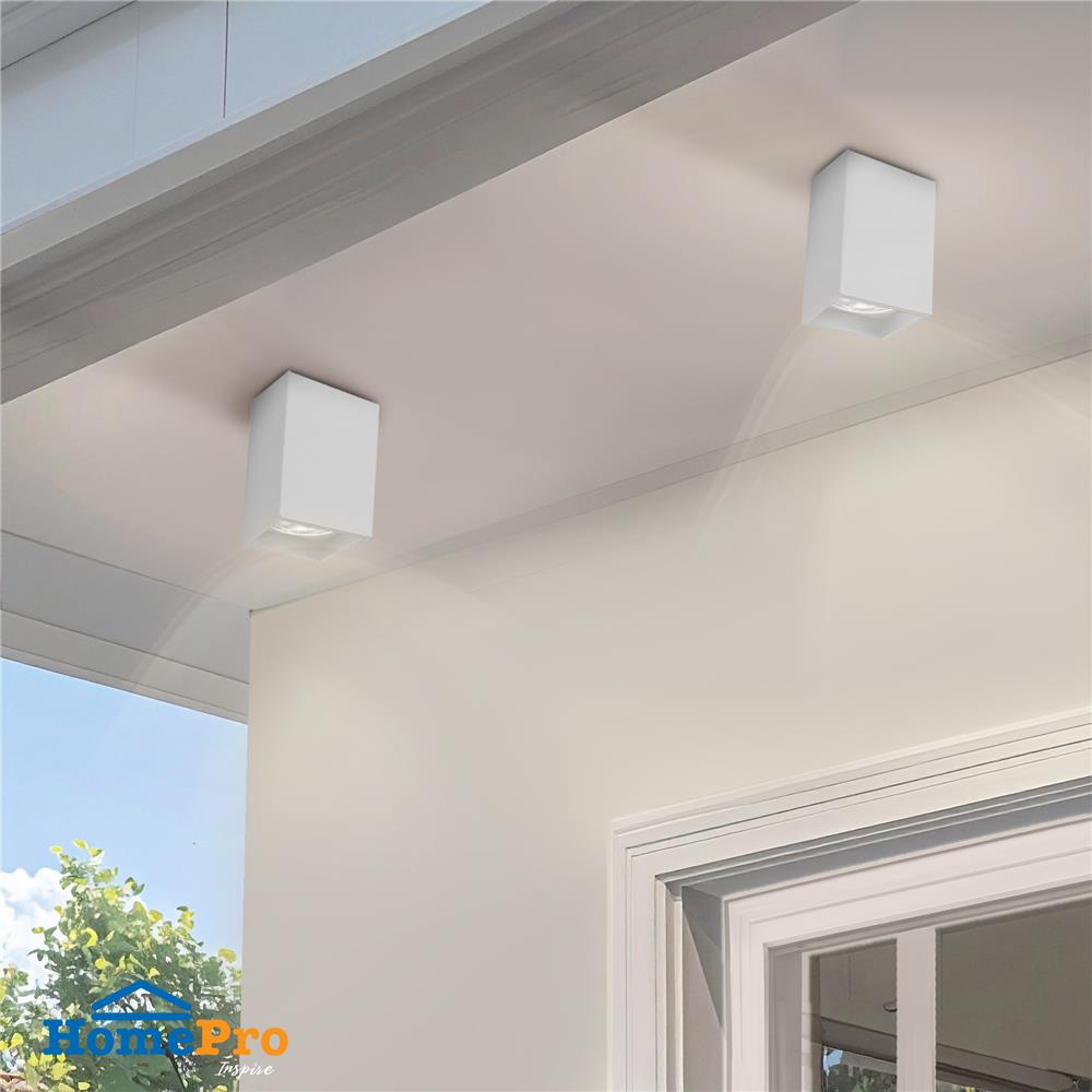 ดาวน์ไลท์ CARINI CS17-6 6 นิ้ว สีขาว เหลี่ยม