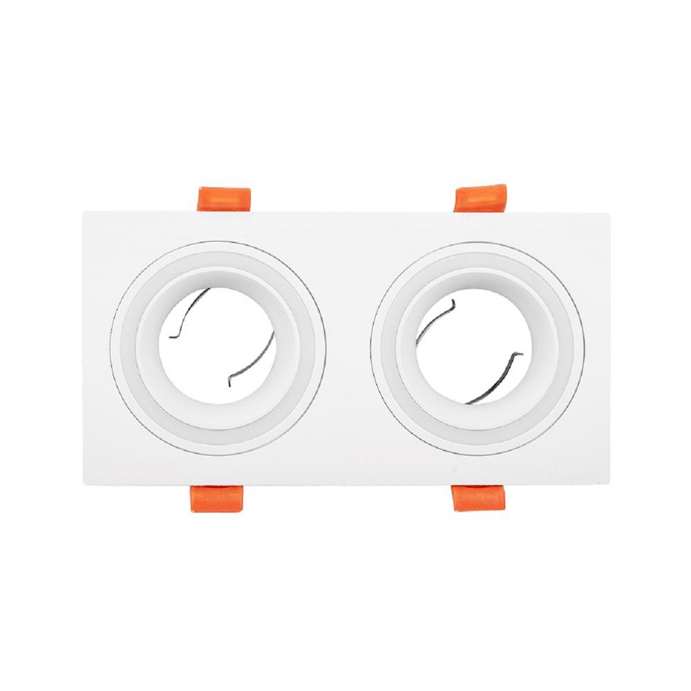 ดาวน์ไลท์ CARINI CS104S-2 7 นิ้ว สีขาว เหลี่ยม