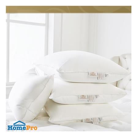หมอนหนุน LUXURY PILLOW CLASSICAL COTTON HARD 24X35 นิ้ว_2