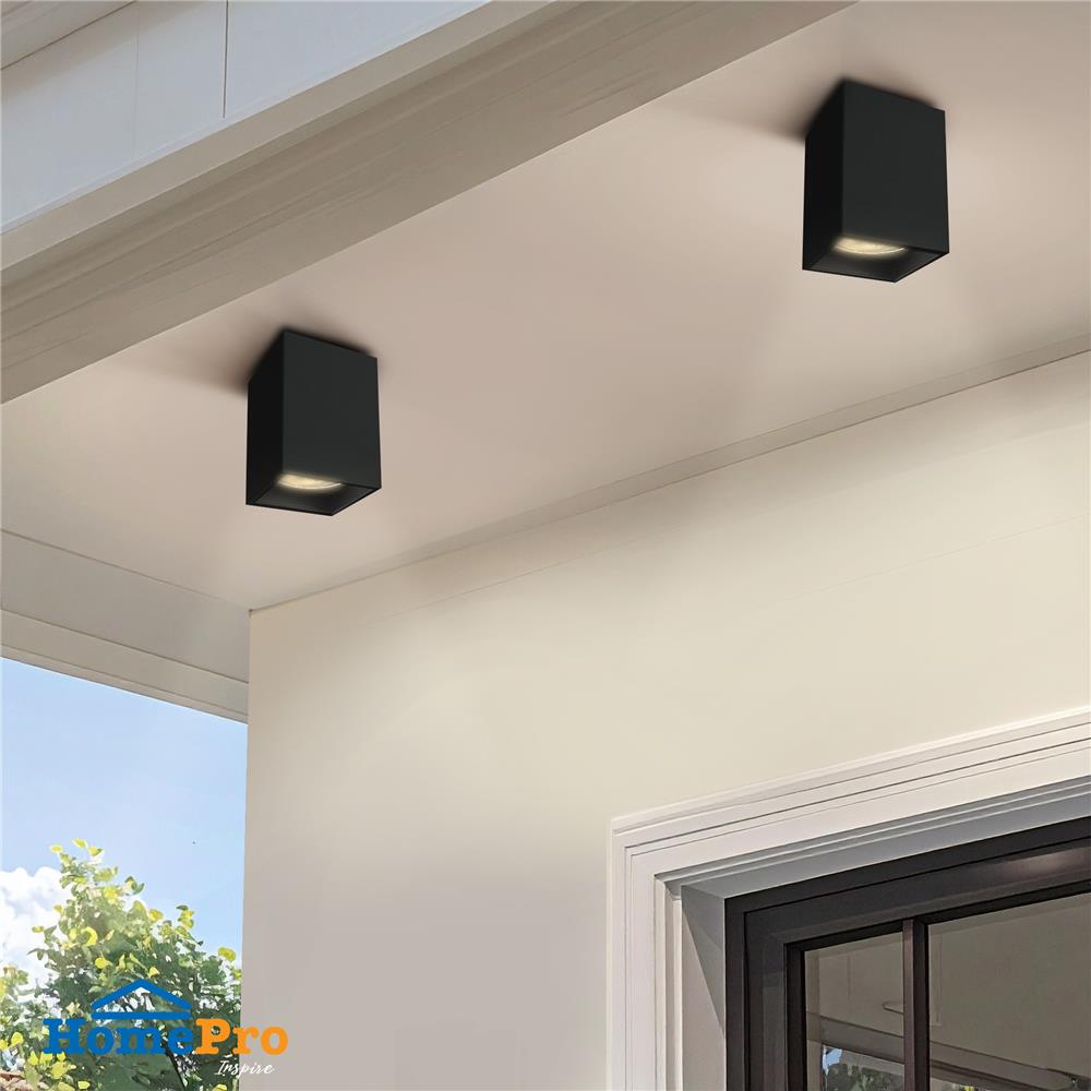 ดาวน์ไลท์ CARINI CS17-6 6 นิ้ว สีดำ เหลี่ยม