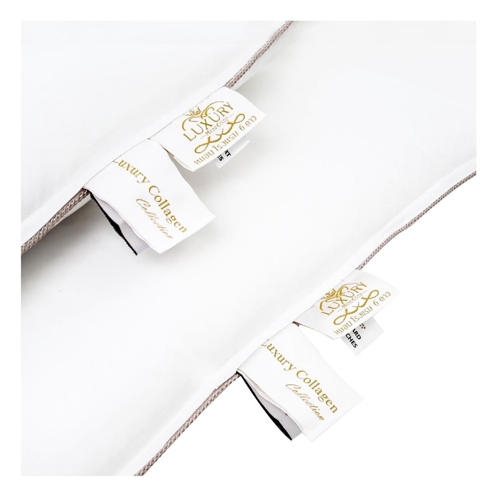 หมอนหนุน LUXURY PILLOW COLLAGEN COOLMAX FIRM 19x29 นิ้ว