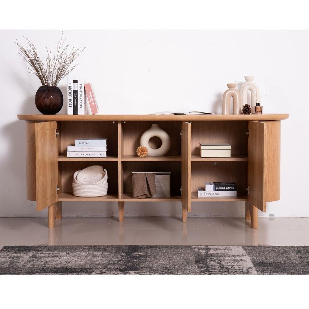 ตู้วางทีวี SB FURNITURE WASIAN 19235659 192 ซม. สีโอ๊ค