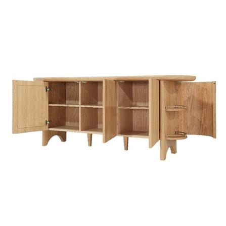 ตู้วางทีวี SB FURNITURE WASIAN 19235659 192 ซม. สีโอ๊ค_3