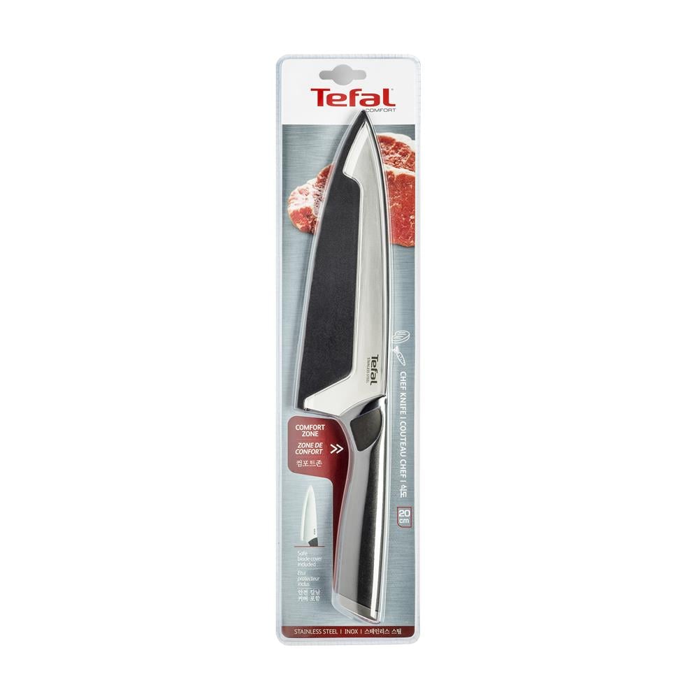 มีดเชฟ TEFAL COMFORT 20 ซม. สีเงิน