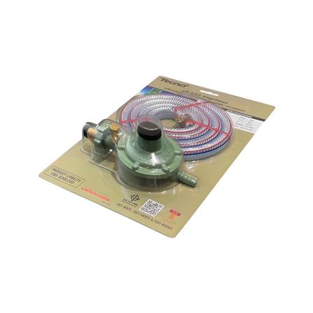 หัวปรับแก๊สแรงดันต่ำเซฟตี้ พร้อมสายแก๊ส TECNOPLUS R326S_1