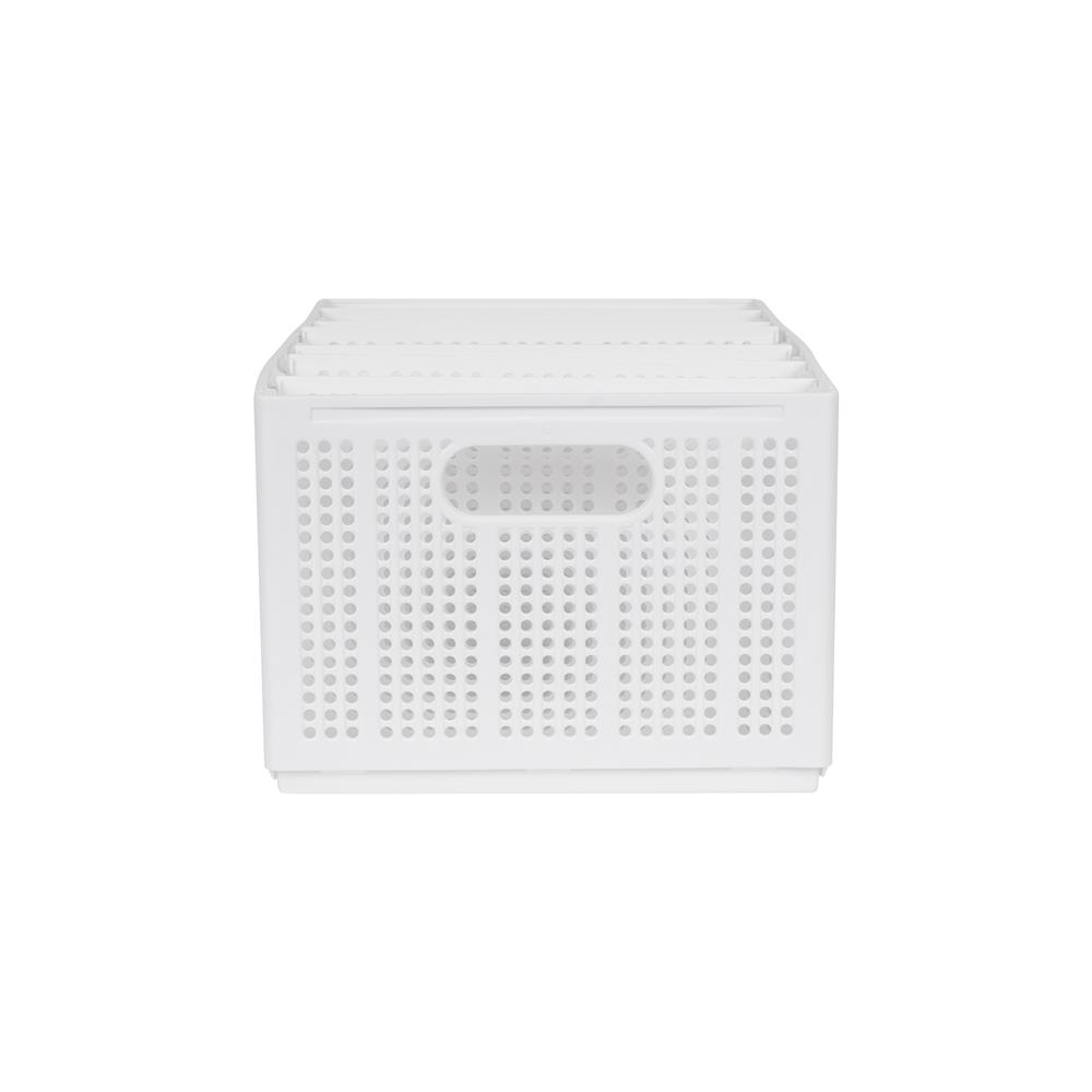 กล่องจัดเก็บอเนกประสงค์ PLIM FLODEE SIZE M สีขาว