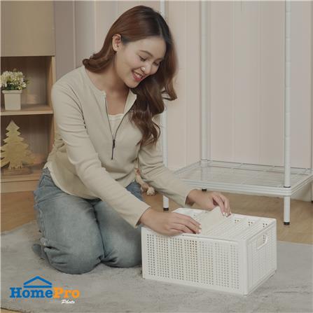 กล่องจัดเก็บอเนกประสงค์ PLIM FLODEE SIZE M สีขาว_5
