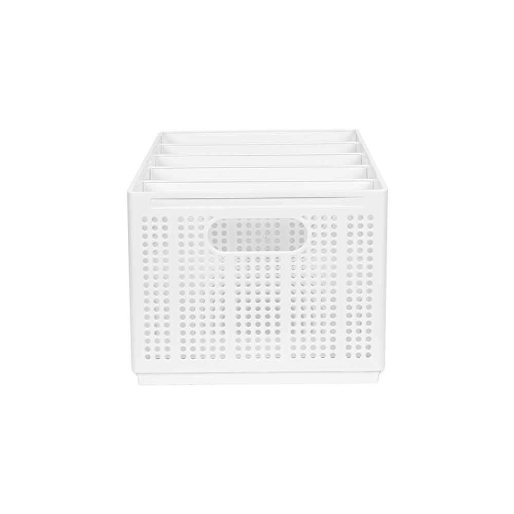 กล่องจัดเก็บอเนกประสงค์ PLIM FLODEE SIZE L สีขาว