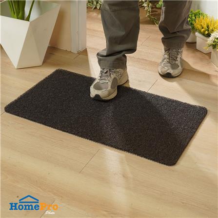 พรมเช็ดเท้าดักฝุ่น HOME LIVING STYLE MATTY 43X75 ซม. สีน้ำตาล_7
