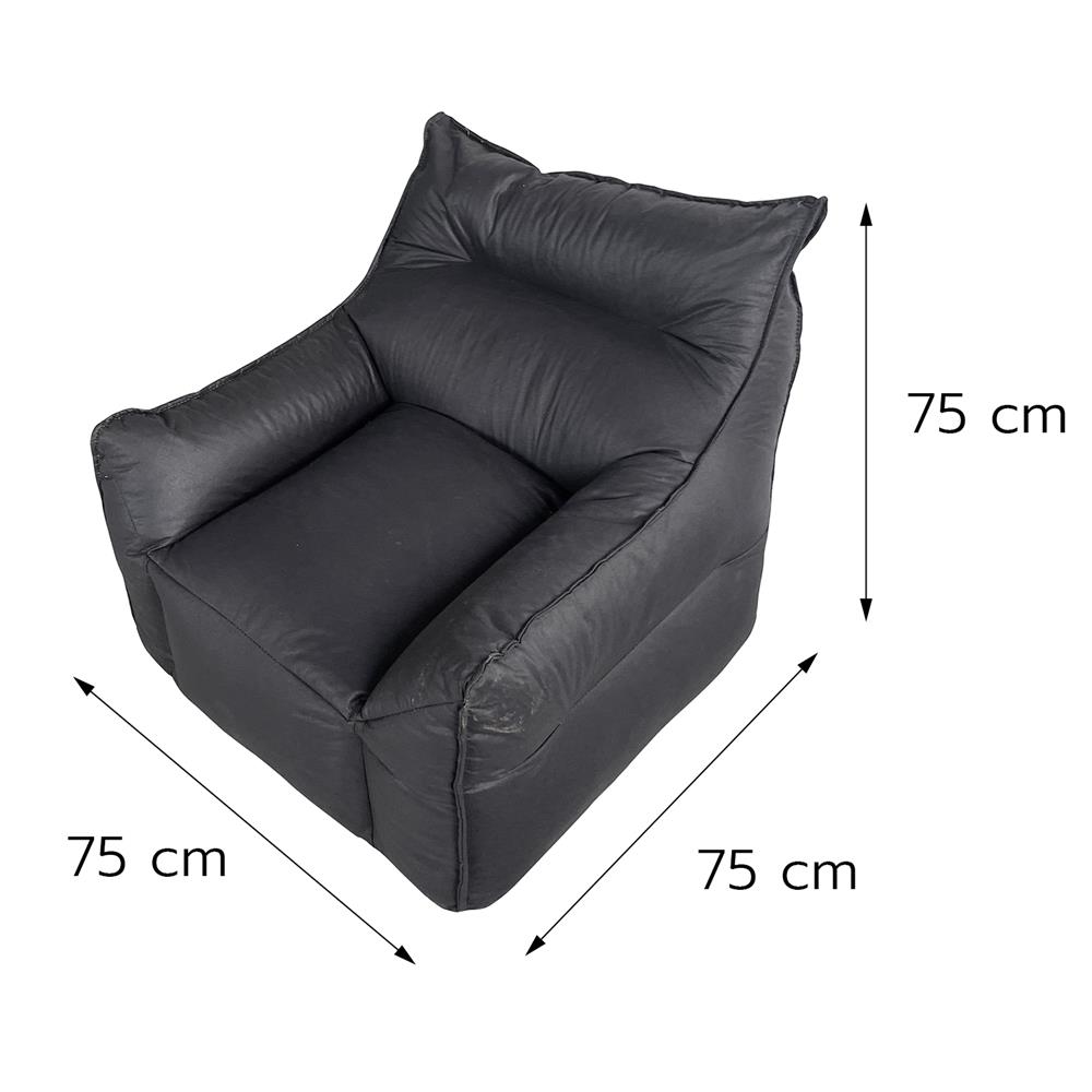 เบาะรองนั่ง HOME LIVING STYLE LAZY 29.5x29.5 นิ้ว สีเทา