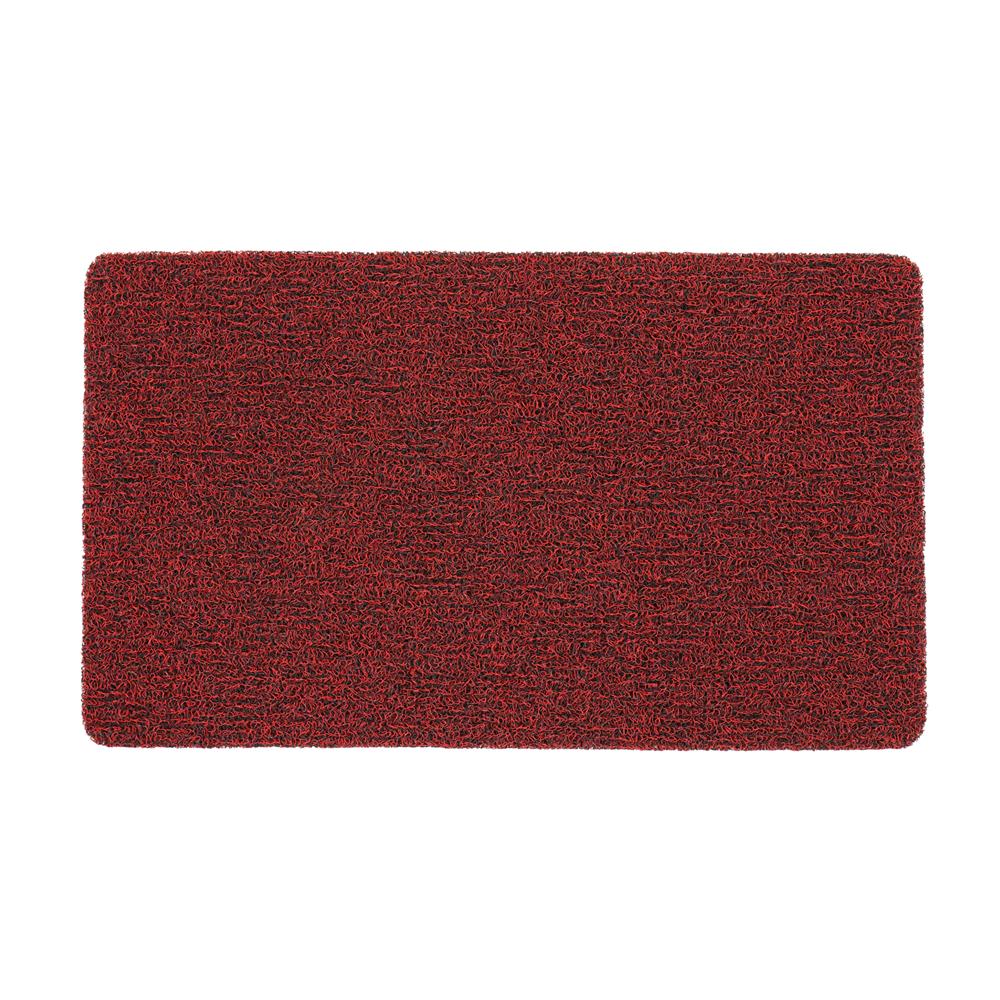 พรมเช็ดเท้าดักฝุ่น HOME LIVING STYLE MATTY 43X75 ซม. สีแดง/ดำ