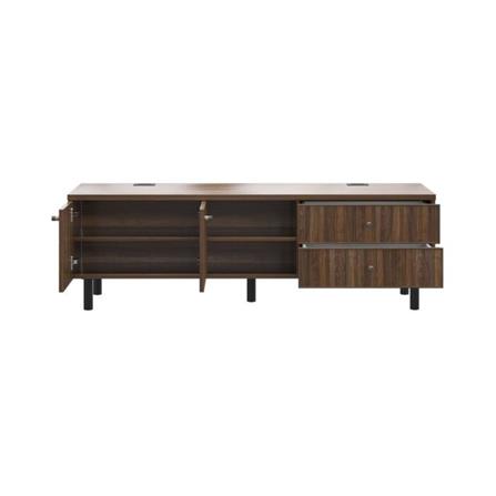 ตู้วางทีวี KONCEPT KUMAMOTO 19237096 160 ซม. สีไม้เข้ม_4