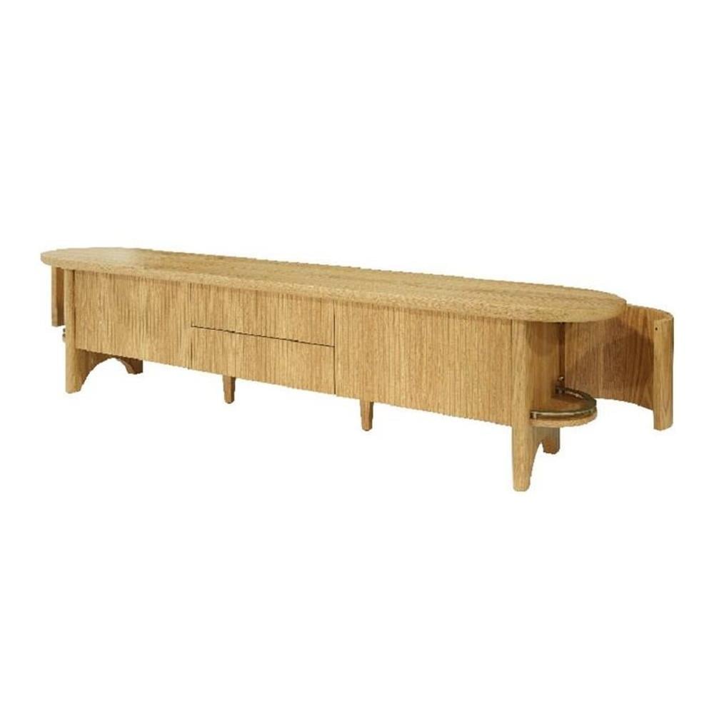 ตู้วางทีวี SB FURNITURE WASIAN 19235660 240 ซม. สีโอ๊ค