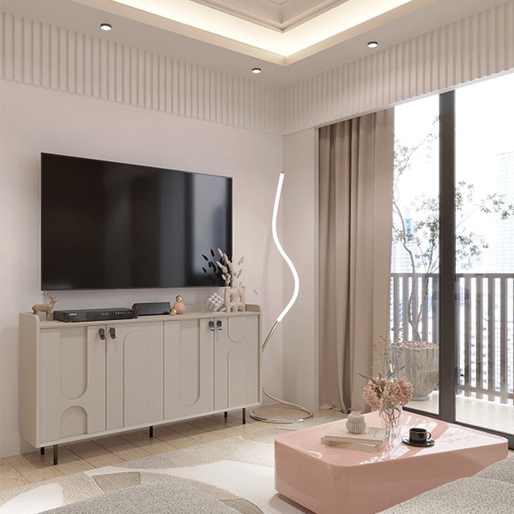 ตู้วางทีวี SB FURNITURE LAVIQUE 19240063 150 ซม. สีครีม