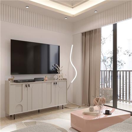 ตู้วางทีวี SB FURNITURE LAVIQUE 19240063 150 ซม. สีครีม_2