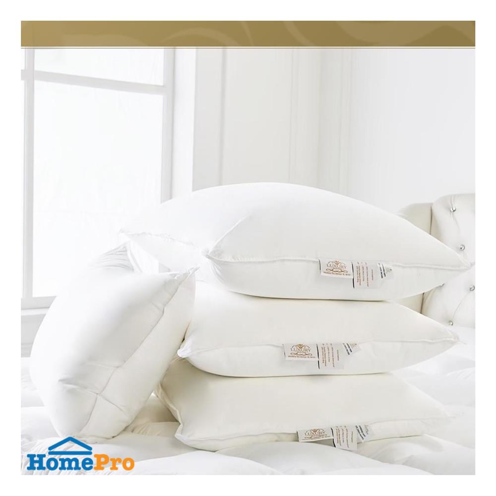 หมอนหนุน LUXURY PILLOW CLASSICAL COTTON SOFT 19x29 นิ้ว