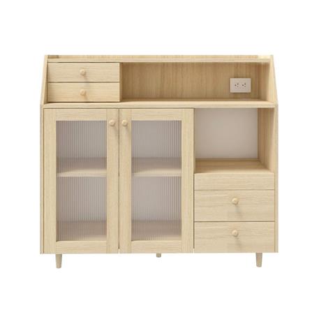 ตู้เตี้ยบานผสม SB FURNITURE MIZU 19215939 120 ซม. สีไม้อ่อน_0