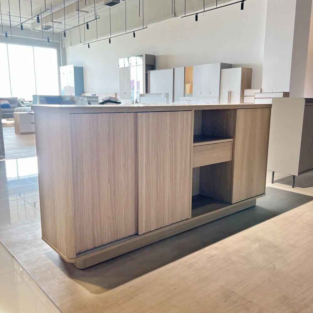 ตู้เตี้ยบานผสม SB FURNITURE VALLEY 19240062 160 ซม. สีน้ำตาล