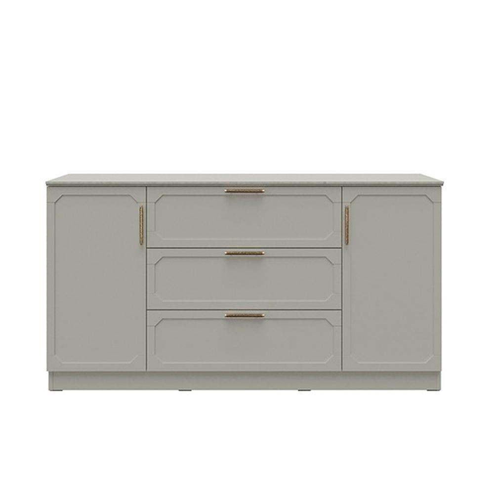 ตู้เตี้ยบานผสม SB FURNITURE QUINN 19239999 150 ซม. สีเทา